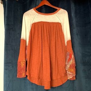 We The Free Friday Fever Top, Terracotta colorway